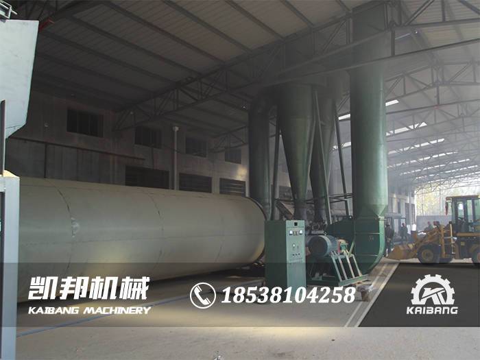 广东客户日产12吨机制木炭生产线